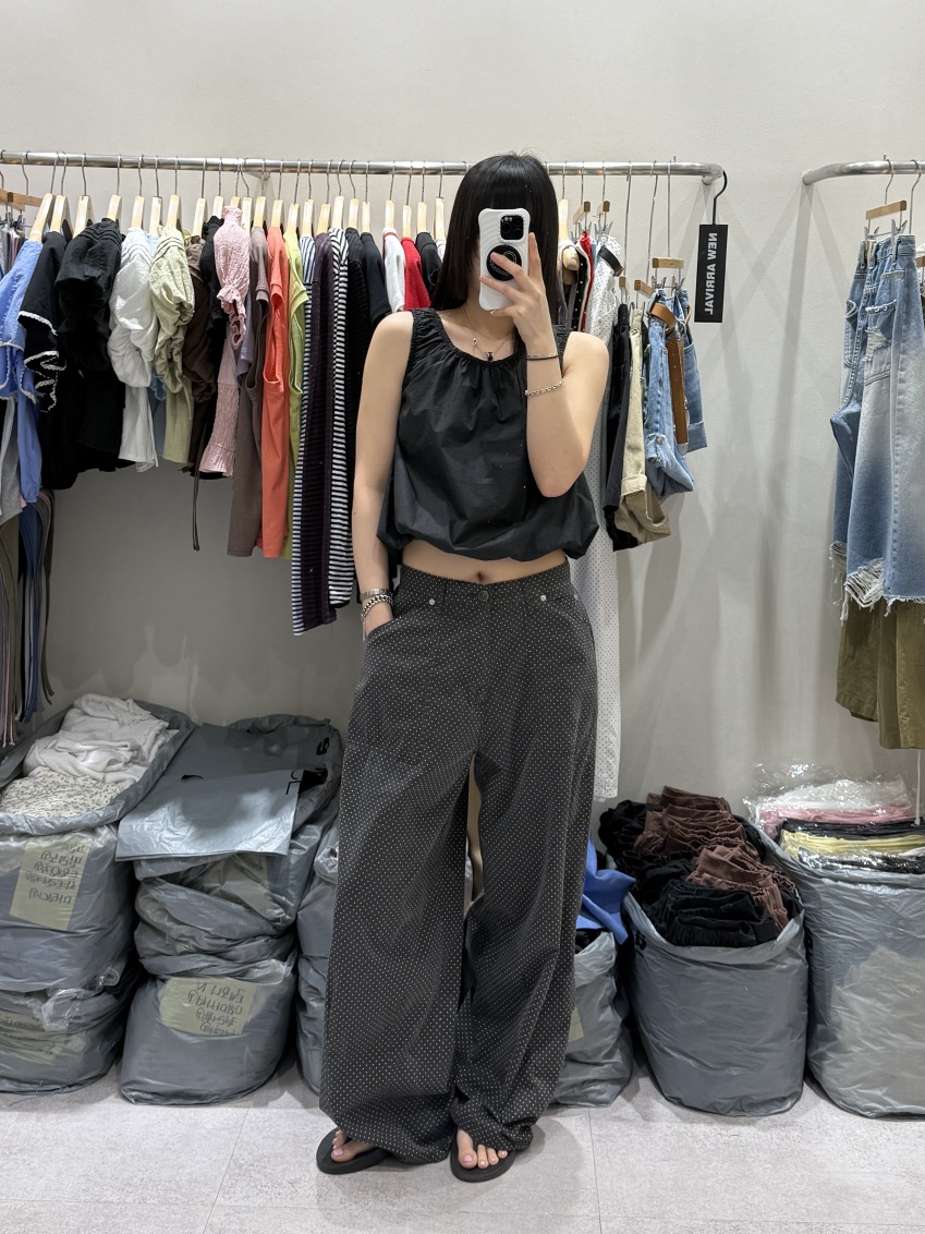SHIRRING韓國直郵實拍女裝新款休閑熱賣人氣26夏季休閑褲SHIRRING休閑褲