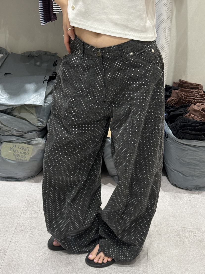 SHIRRING韓國直郵實拍女裝新款休閑熱賣人氣26夏季休閑褲SHIRRING休閑褲