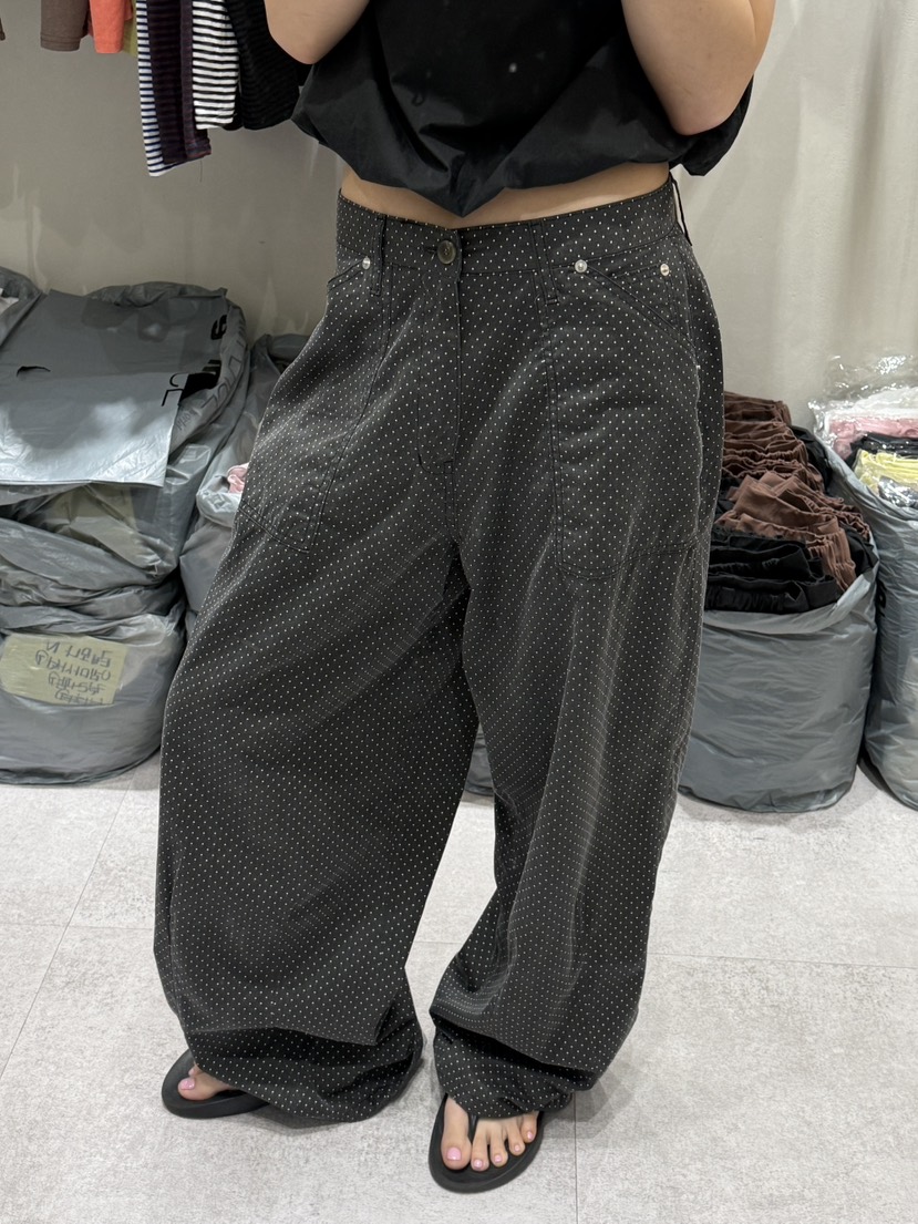 SHIRRING韓國直郵實拍女裝新款休閑熱賣人氣26夏季休閑褲SHIRRING休閑褲