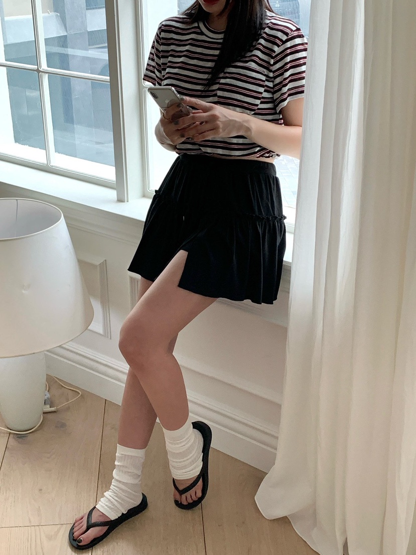 REVE CITE-L韓國代購女士新品休閑熱賣26夏季推薦裙褲開衩REVE CITE-L裙褲