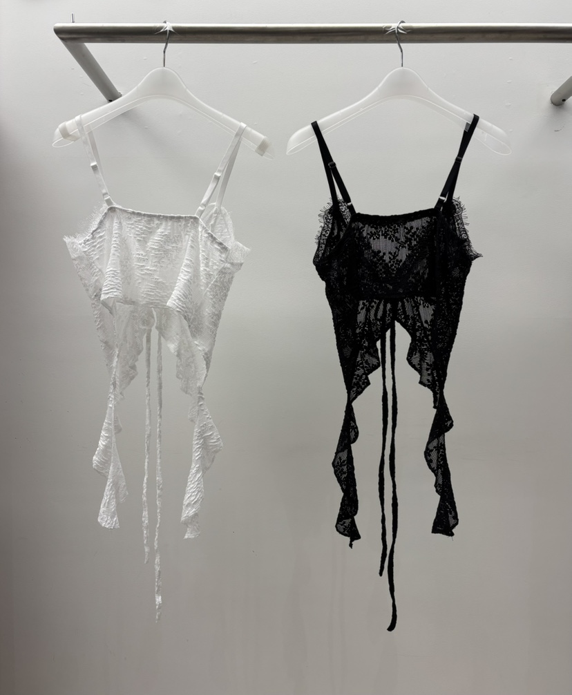 INTHEEND韓國代購女裝新品26夏季熱賣休閑職業吊帶背心蕾絲INTHEEND吊帶/背心