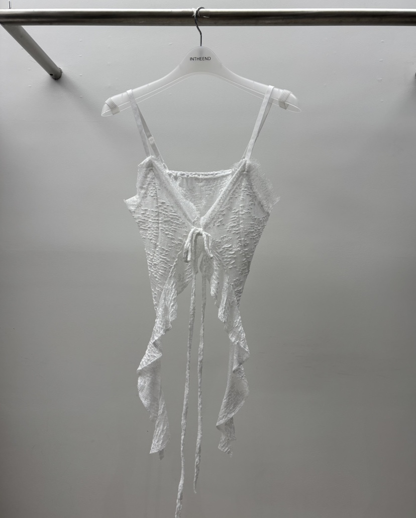 INTHEEND韓國代購女裝新品26夏季熱賣休閑職業吊帶背心蕾絲INTHEEND吊帶/背心圖色2