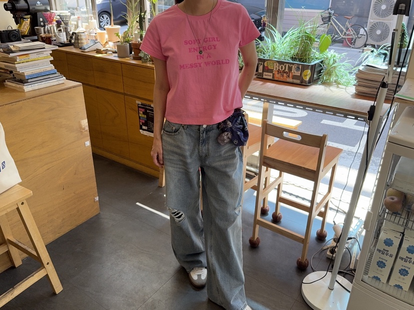 SUNDER MARKET韓國直郵實拍女士新款26春夏熱賣休閑推薦T恤SUNDER MARKETT恤