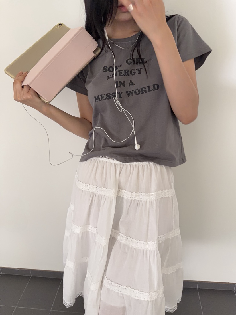 SUNDER MARKET韓國直郵實拍女士新款26春夏熱賣休閑推薦T恤SUNDER MARKETT恤