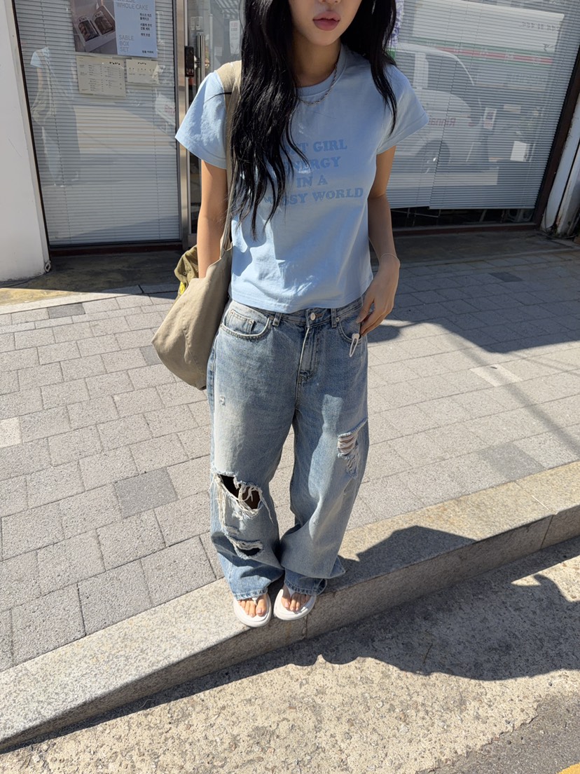 SUNDER MARKET韓國直郵實拍女士新款26春夏熱賣休閑推薦T恤SUNDER MARKETT恤