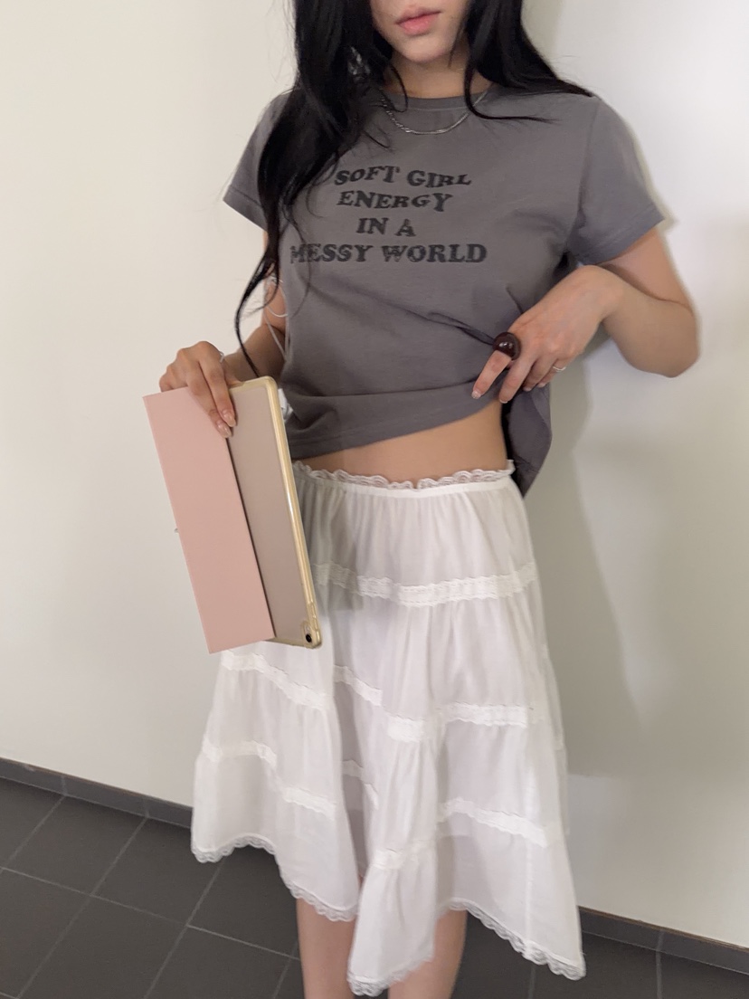 SUNDER MARKET韓國直郵實拍女士新款26春夏熱賣休閑推薦T恤SUNDER MARKETT恤圖色2