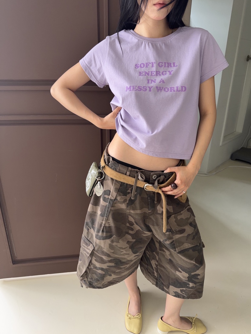 SUNDER MARKET韓國直郵實拍女士新款26春夏熱賣休閑推薦T恤SUNDER MARKETT恤圖色4