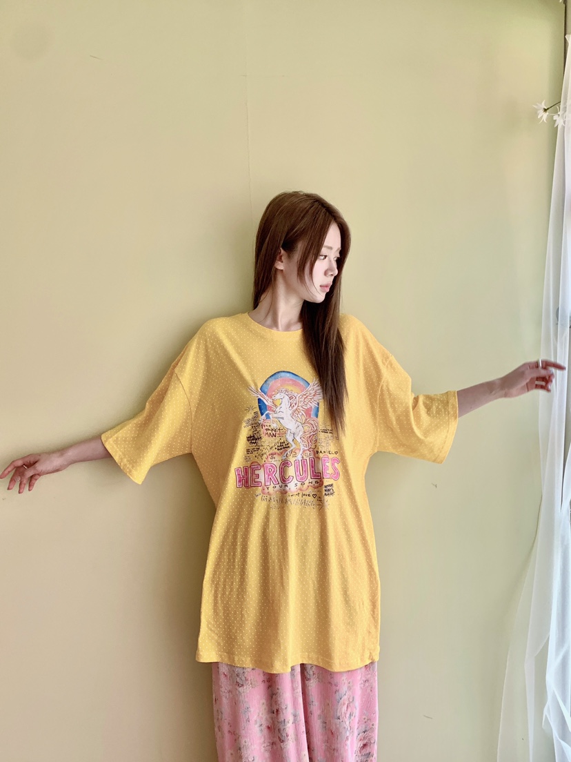 MAISONDEGLORY東大門實拍韓國女士新款熱賣26夏季T恤圓點MAISON DE GLORYT恤