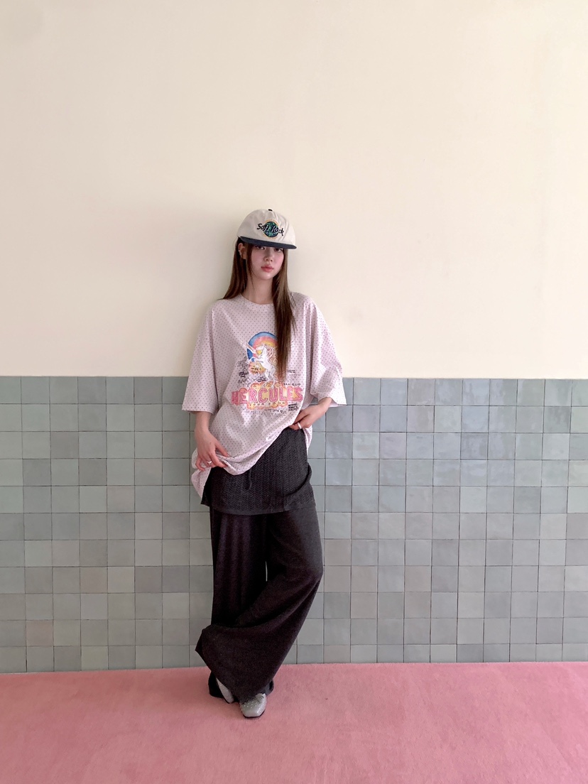MAISONDEGLORY東大門實拍韓國女士新款熱賣26夏季T恤圓點MAISON DE GLORYT恤