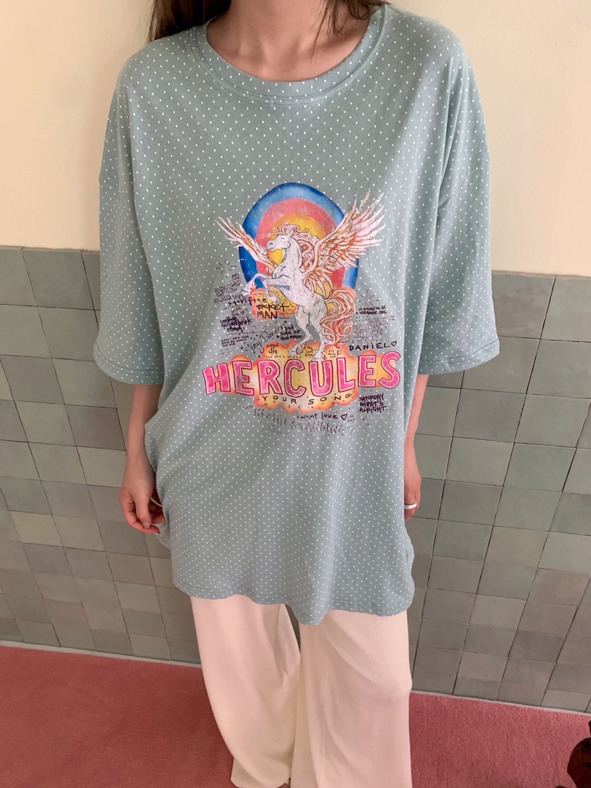 MAISONDEGLORY東大門實拍韓國女士新款熱賣26夏季T恤圓點MAISON DE GLORYT恤圖色3