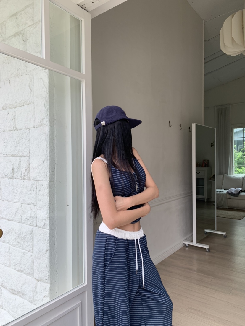 BADCALM韓國直郵女士新品熱賣時尚人氣職業26夏季休閑套裝BADCALM套裝