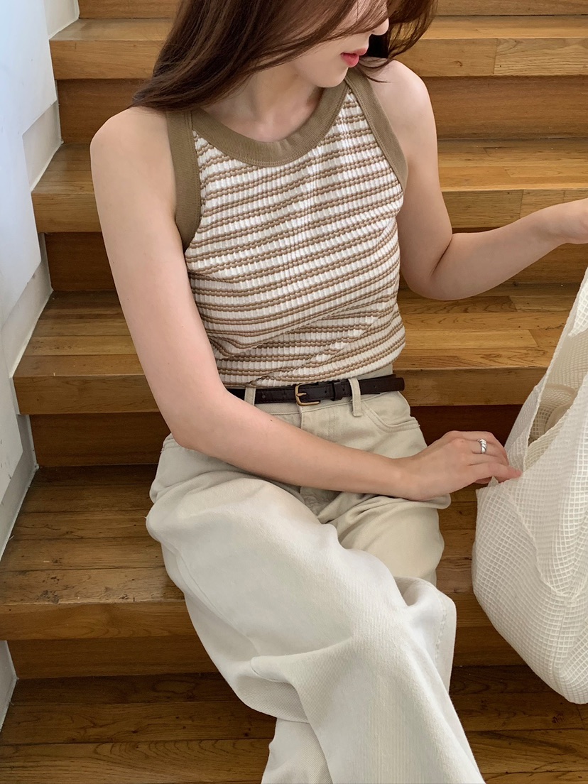 BLEECKER韓國直郵女裝新款推薦26春夏休閑熱賣時尚吊帶背心BLEECKER吊帶/背心