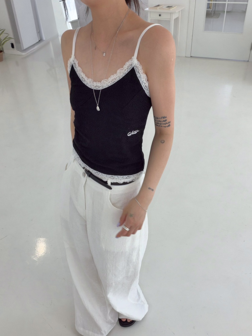 GLITTER韓國東大門代購女裝新品職業人氣熱賣26春夏吊帶背心GLITTER吊帶/背心