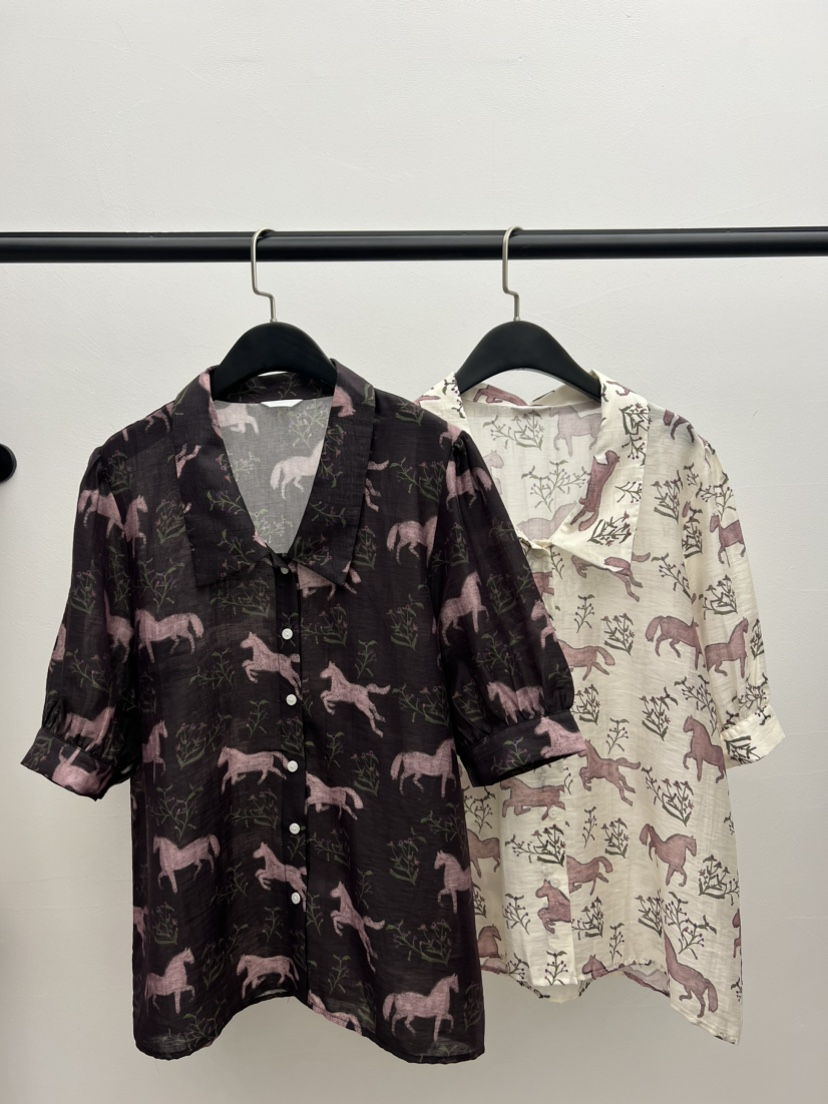 BLACK PIG/BERTO韓國直郵女士新款休閑熱賣26夏季襯衫蕾絲衫BLACK PIG/BERTO襯衫/蕾絲衫