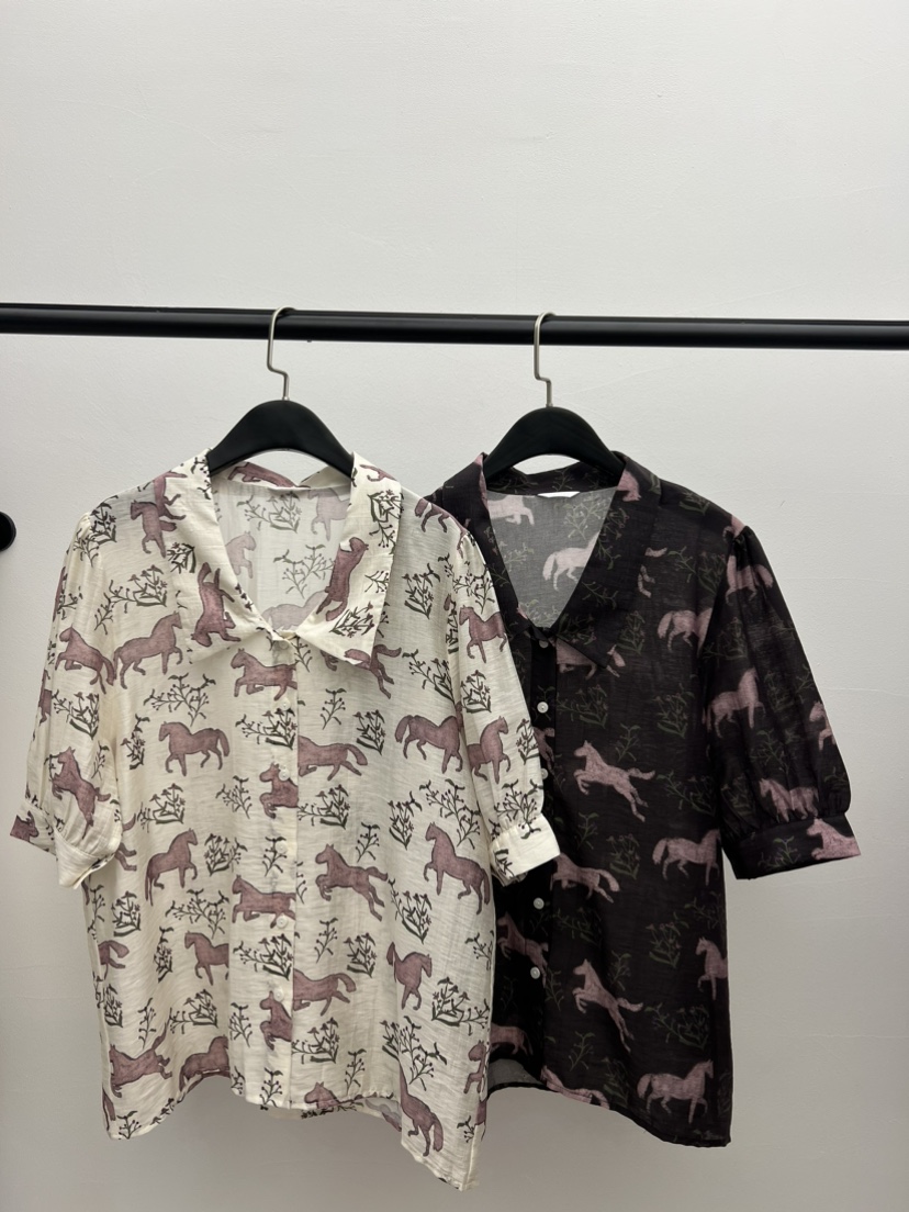 BLACK PIG/BERTO韓國直郵女士新款休閑熱賣26夏季襯衫蕾絲衫BLACK PIG/BERTO襯衫/蕾絲衫