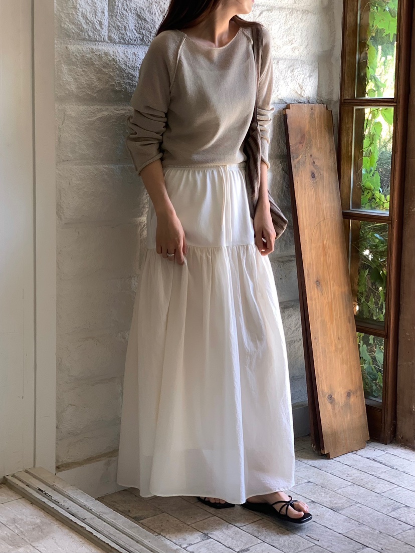 BLEECKER韓國直郵女士新品26夏季推薦人氣時尚職業26春夏長裙BLEECKER長裙