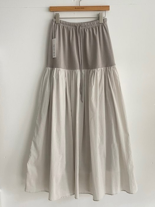 BLEECKER韓國直郵女士新品26夏季推薦人氣時尚職業26春夏長裙BLEECKER長裙圖色1