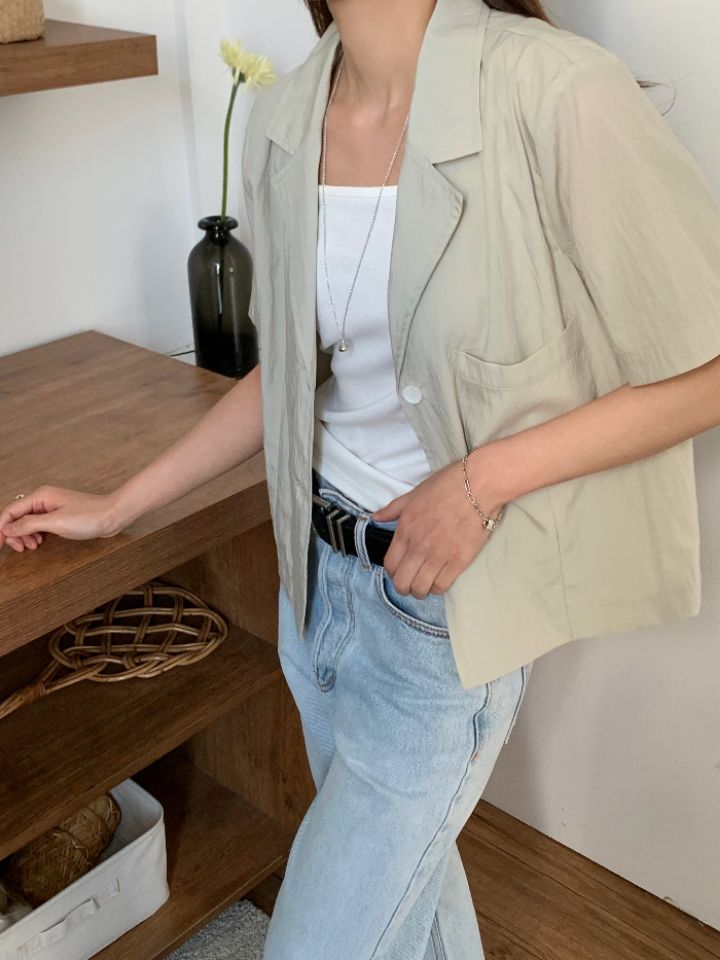 KOMOREBI東大門實拍韓國女裝新品熱賣休閑推薦襯衫蕾絲衫KOMOREBI襯衫/蕾絲衫