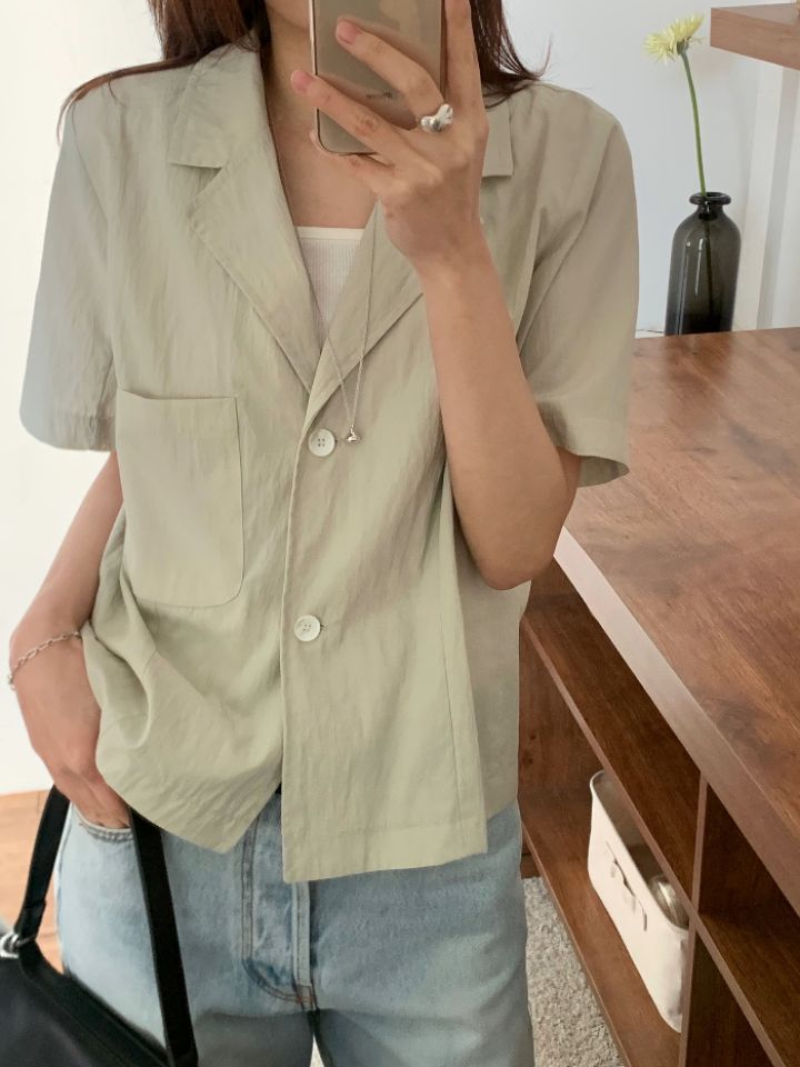 KOMOREBI東大門實拍韓國女裝新品熱賣休閑推薦襯衫蕾絲衫KOMOREBI襯衫/蕾絲衫