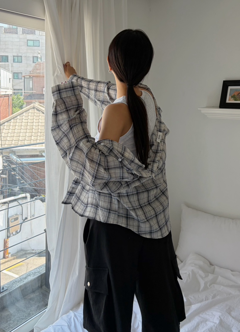 BYRING韓國東大門直郵女裝新款26春夏襯衫蕾絲衫不含內搭BYRING襯衫/蕾絲衫