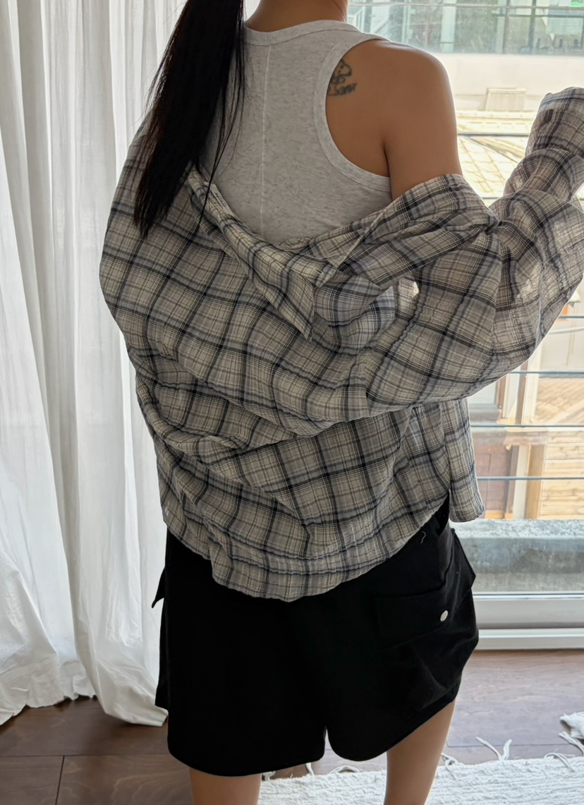 BYRING韓國東大門直郵女裝新款26春夏襯衫蕾絲衫不含內搭BYRING襯衫/蕾絲衫