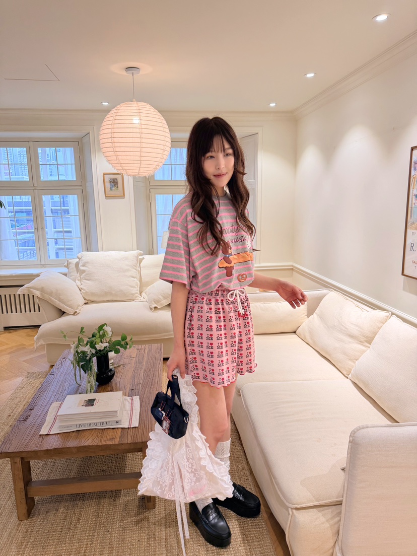 BOUTIQUE-L韓國代購女裝新品休閑職業熱賣推薦時尚26春夏T恤BOUTIQUE-LT恤