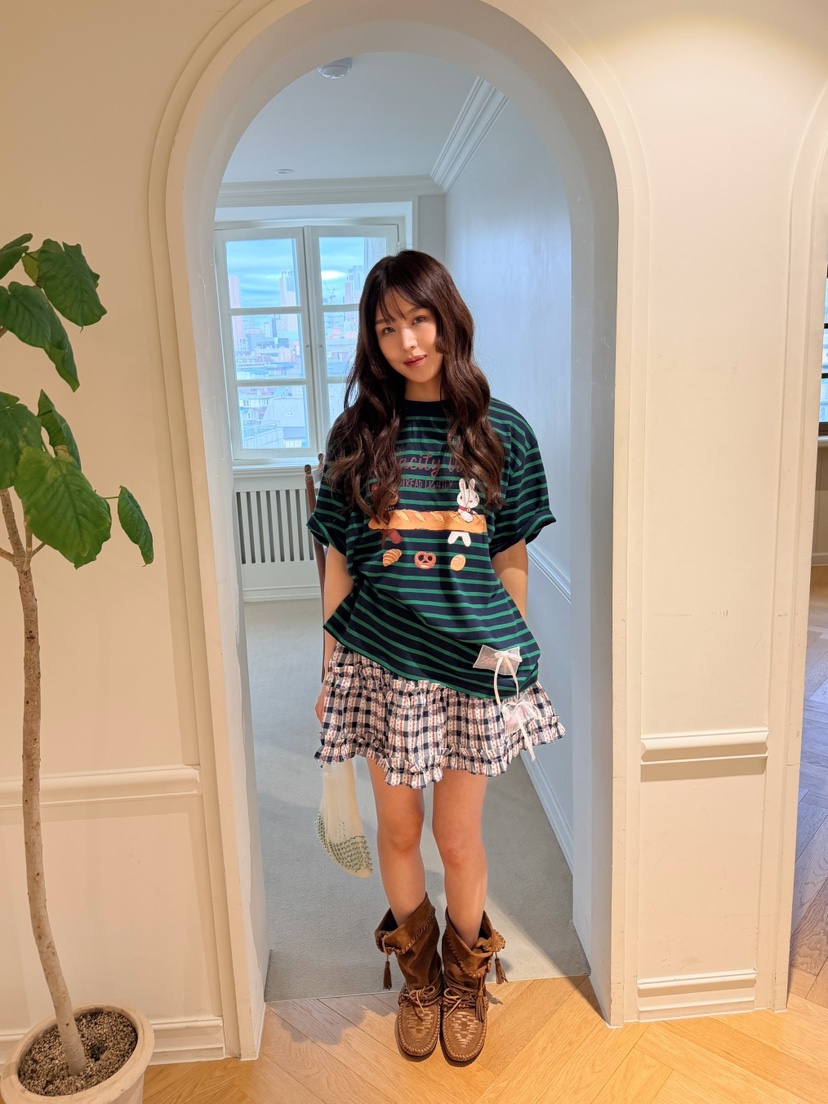 BOUTIQUE-L韓國代購女裝新品休閑職業熱賣推薦時尚26春夏T恤BOUTIQUE-LT恤