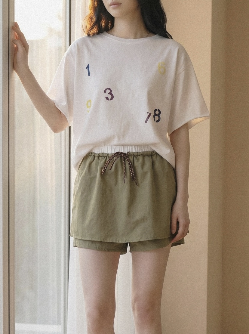 BEFORE SUNRISE韓國直郵實拍女裝新款人氣26春夏休閑T恤BEFORE SUNRISET恤