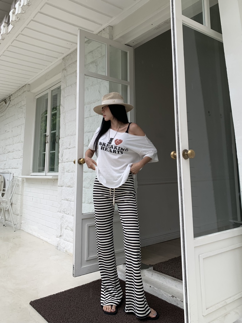 BADCALM韓國直郵女裝新品職業人氣時尚休閑熱賣26春夏休閑褲BADCALM休閑褲