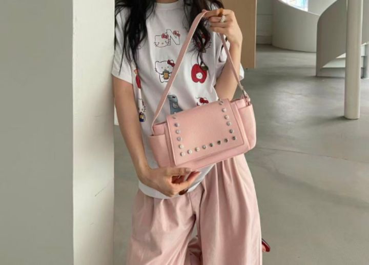TROUVAILLE東大門實拍韓國女士新款26夏季推薦單肩斜跨包TROUVAILLE單肩/斜跨包