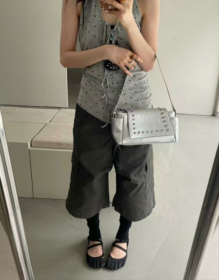TROUVAILLE東大門實拍韓國女士新款26夏季推薦單肩斜跨包TROUVAILLE單肩/斜跨包