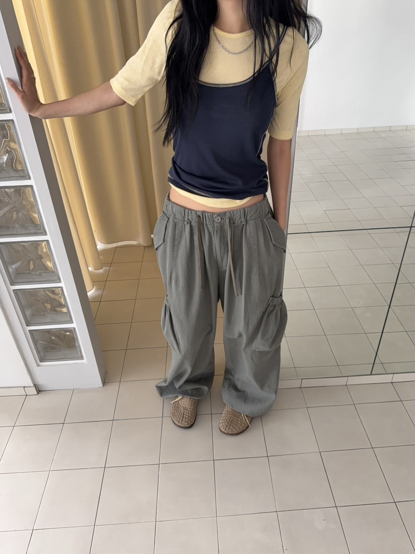 SUNDER MARKET韓國代購女士新品人氣休閑26夏季時尚套裝SUNDER MARKET套裝