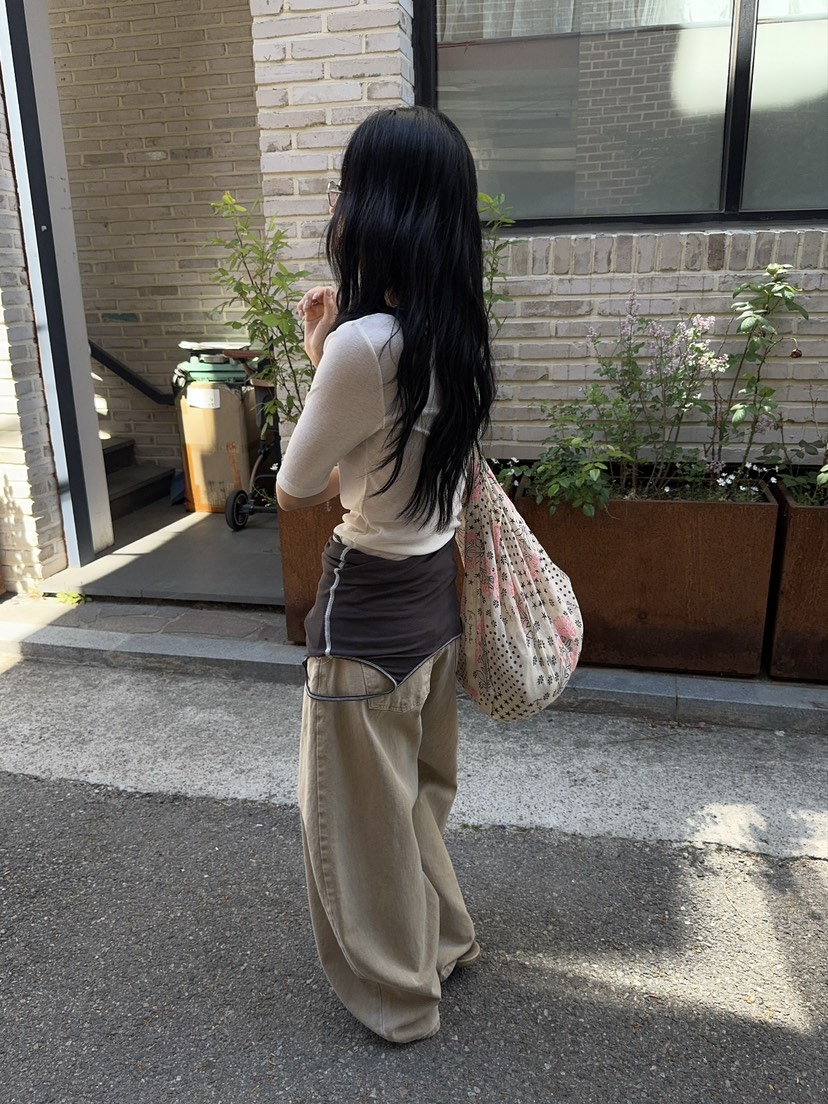 SUNDER MARKET韓國代購女士新品人氣休閑26夏季時尚套裝SUNDER MARKET套裝