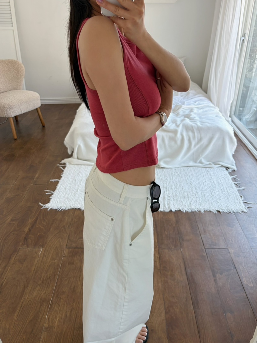 BYRING韓國東大門直郵女裝新款休閑職業推薦吊帶背心無袖BYRING吊帶/背心