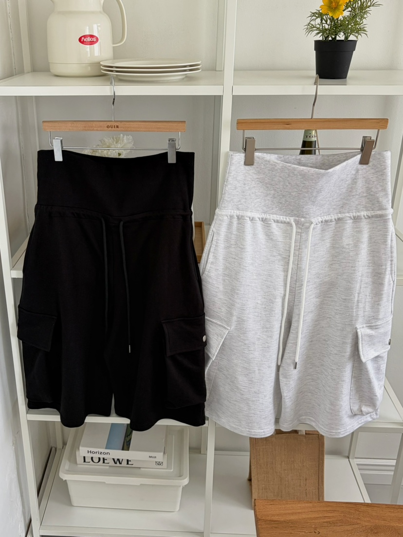 BYRING韓國直郵女裝新品時尚熱賣休閑26夏季26春夏短褲工裝褲BYRING短褲