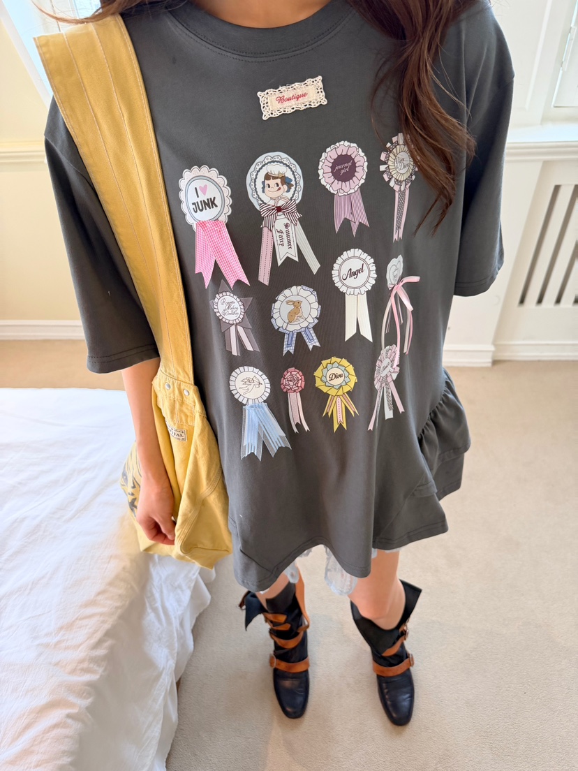BOUTIQUE-L韓國直郵實拍女士新品26夏季26春夏推薦職業T恤BOUTIQUE-LT恤