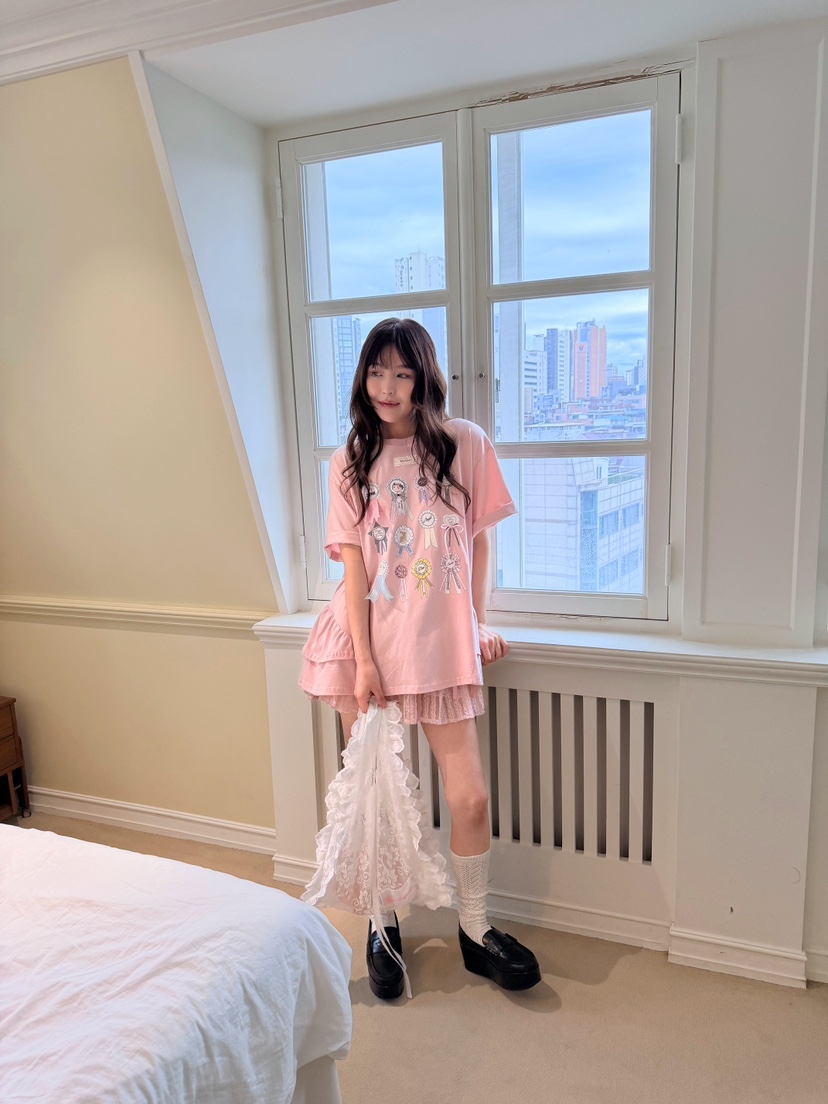 BOUTIQUE-L韓國直郵實拍女士新品26夏季26春夏推薦職業T恤BOUTIQUE-LT恤