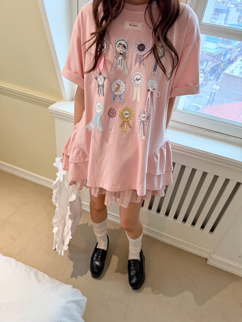 BOUTIQUE-L韓國直郵實拍女士新品26夏季26春夏推薦職業T恤BOUTIQUE-LT恤