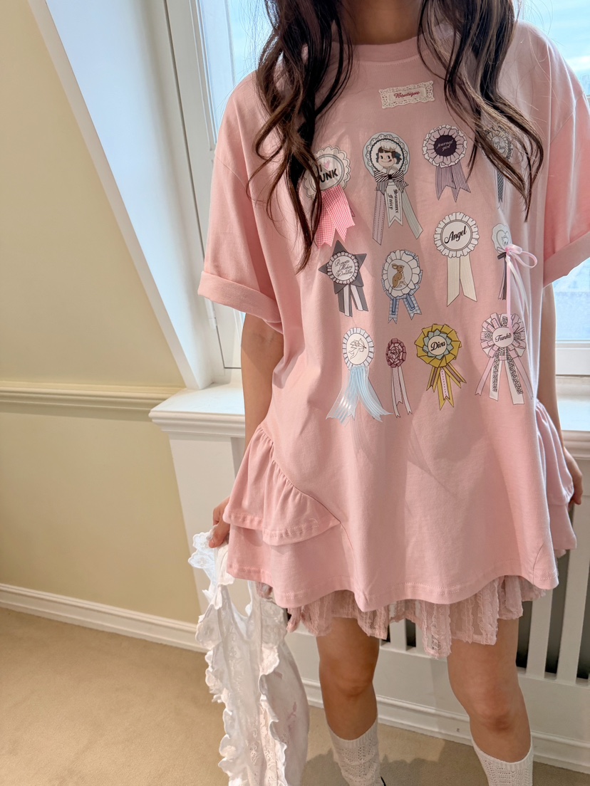 BOUTIQUE-L韓國直郵實拍女士新品26夏季26春夏推薦職業T恤BOUTIQUE-LT恤