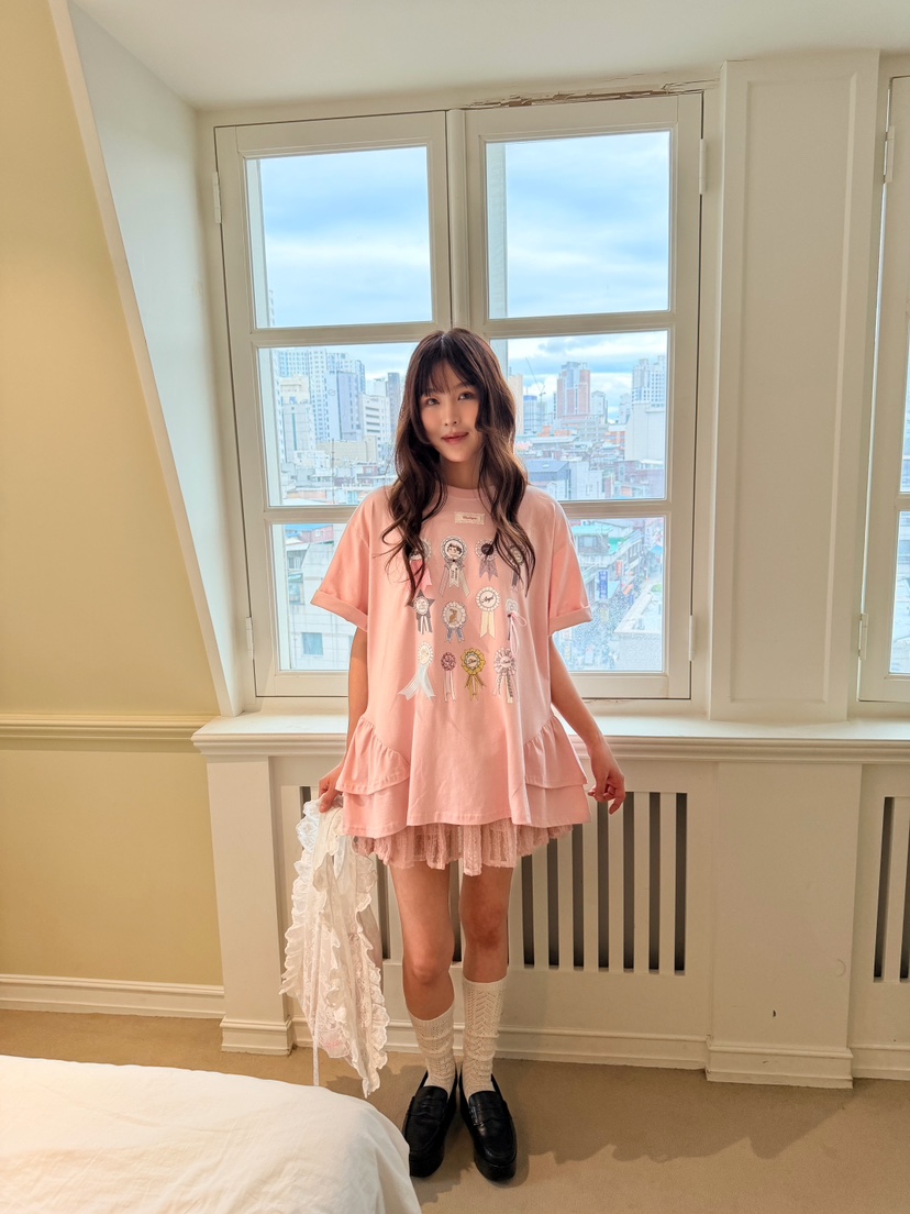BOUTIQUE-L韓國直郵實拍女士新品26夏季26春夏推薦職業T恤BOUTIQUE-LT恤