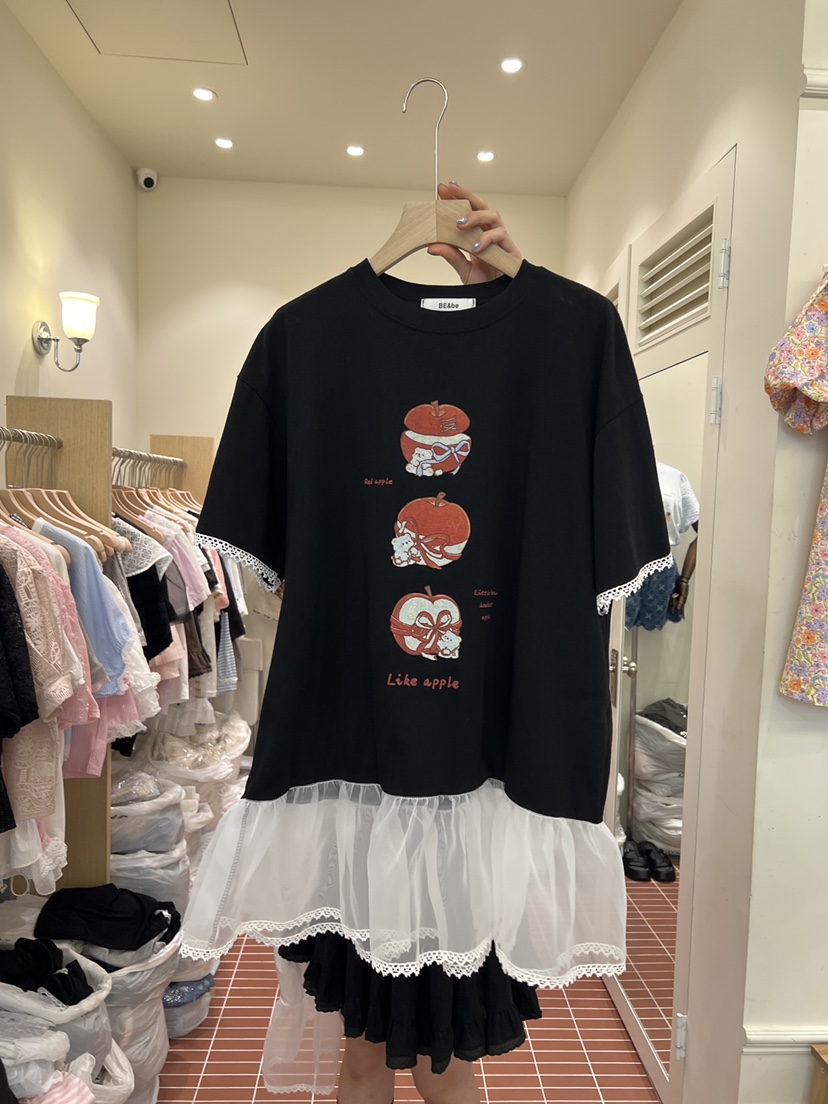 BE&amp;BE韓國東大門代購女裝新品26春夏26夏季職業推薦T恤BE&beT恤圖色3