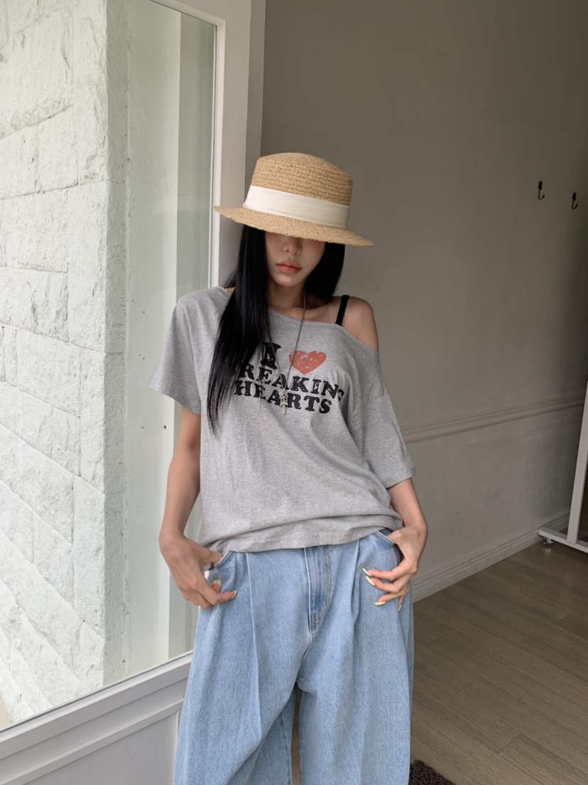 BADCALM韓國直郵女裝新款時尚人氣休閑職業熱賣推薦26春夏T恤BADCALMT恤