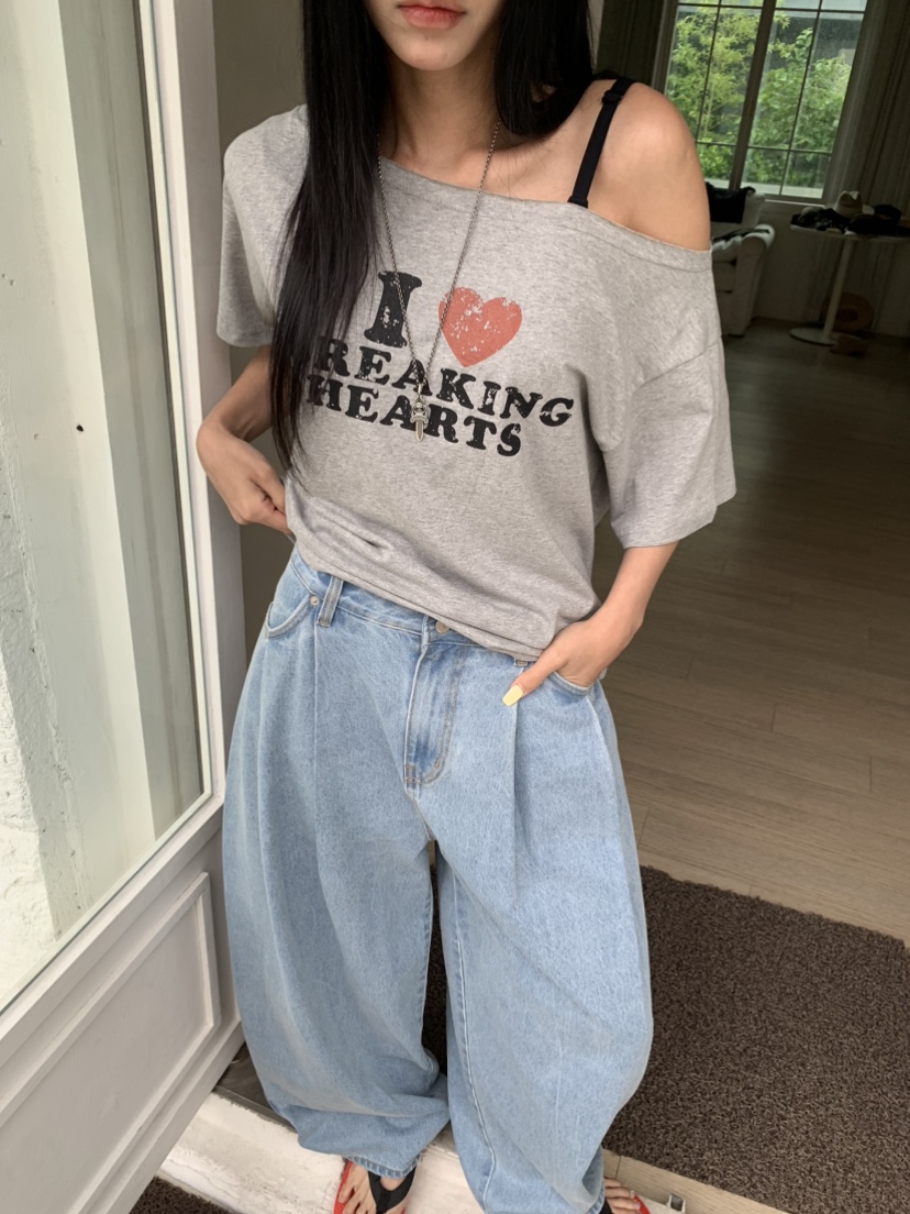 BADCALM韓國直郵女裝新款時尚人氣休閑職業熱賣推薦26春夏T恤BADCALMT恤圖色2