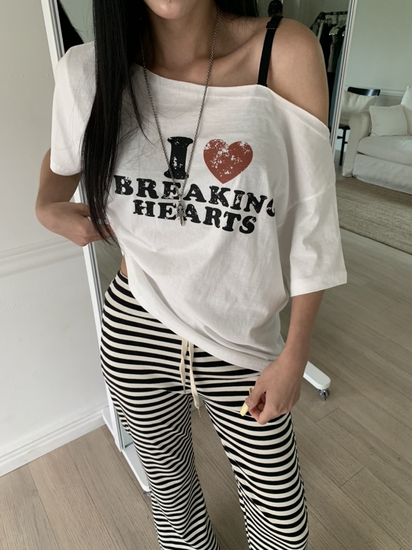 BADCALM韓國直郵女裝新款時尚人氣休閑職業熱賣推薦26春夏T恤BADCALMT恤圖色4