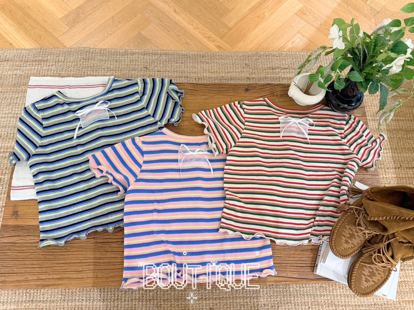BOUTIQUE-L韓國直郵女裝新款時尚職業26春夏26夏季推薦T恤BOUTIQUE-LT恤