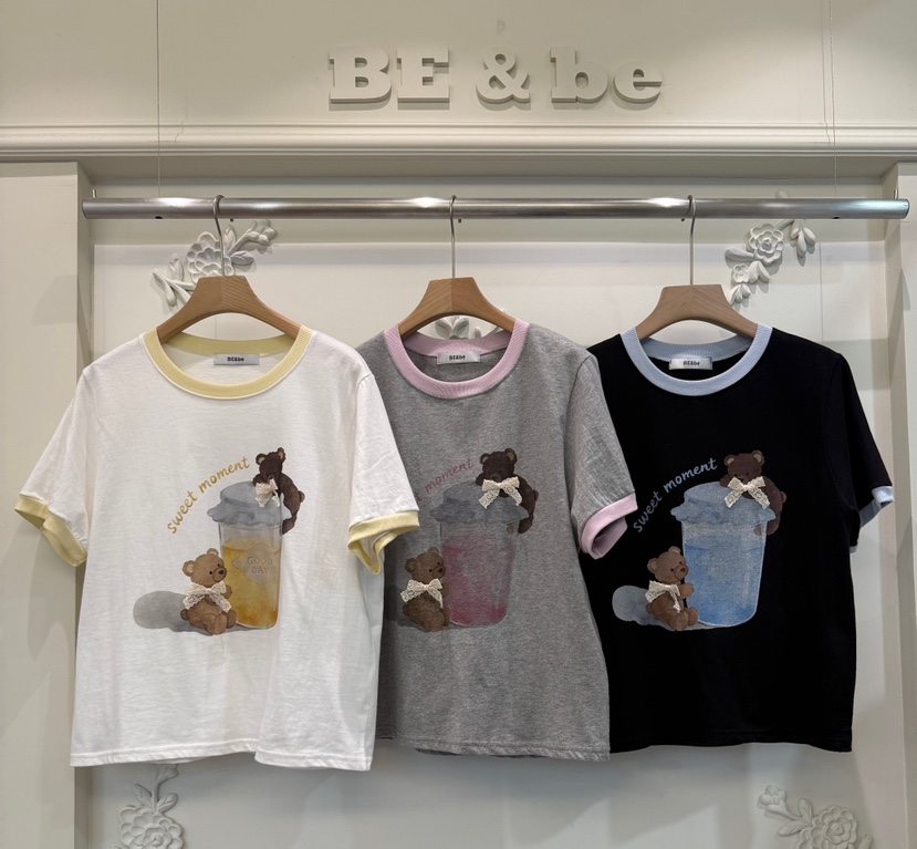 BE&amp;BE韓國東大門代購女士新品休閑時尚26夏季人氣T恤BE&beT恤