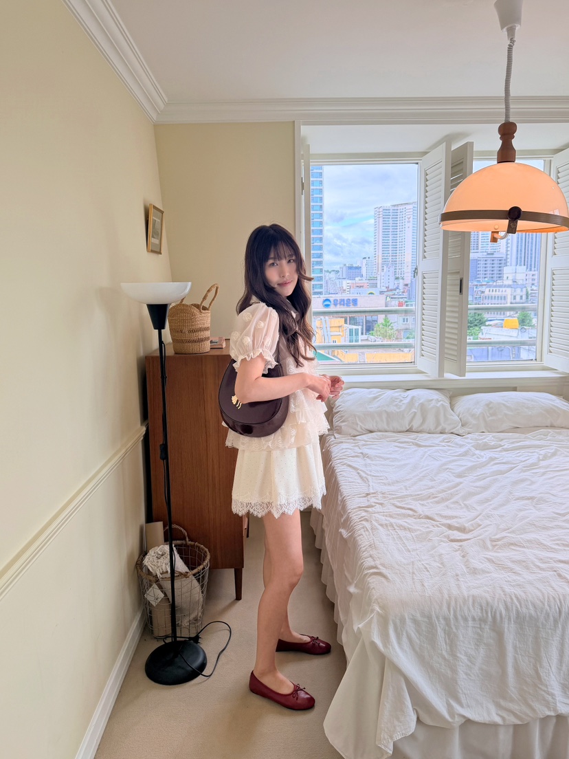 BOUTIQUE-L韓國直郵女士新品休閑熱賣人氣26春夏襯衫蕾絲衫BOUTIQUE-L襯衫/蕾絲衫