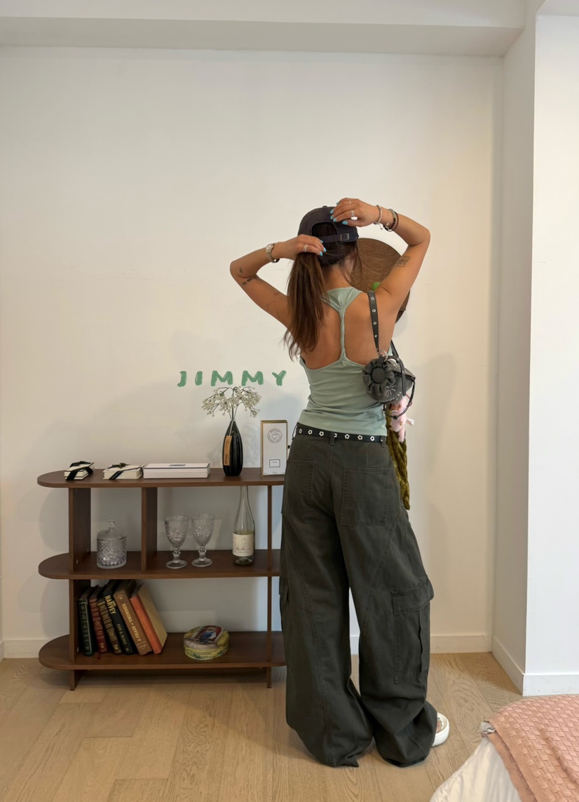 JIMMY韓國代購女裝新款職業人氣26夏季休閑推薦吊帶背心無袖JIMMY/REMAKE吊帶/背心