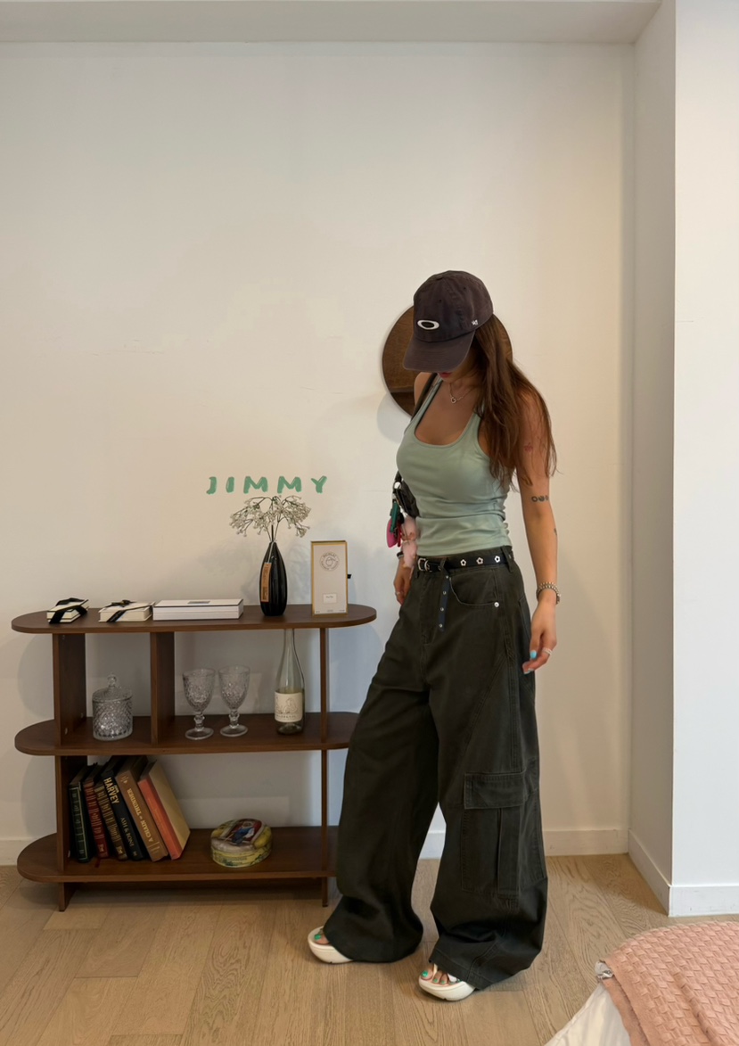 JIMMY韓國代購女裝新款職業人氣26夏季休閑推薦吊帶背心無袖JIMMY/REMAKE吊帶/背心