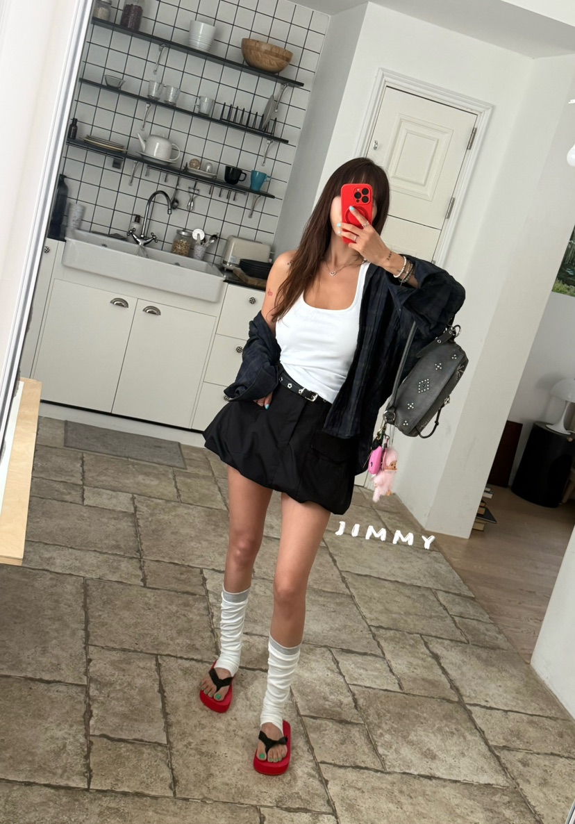 JIMMY韓國代購女裝新款職業人氣26夏季休閑推薦吊帶背心無袖JIMMY/REMAKE吊帶/背心